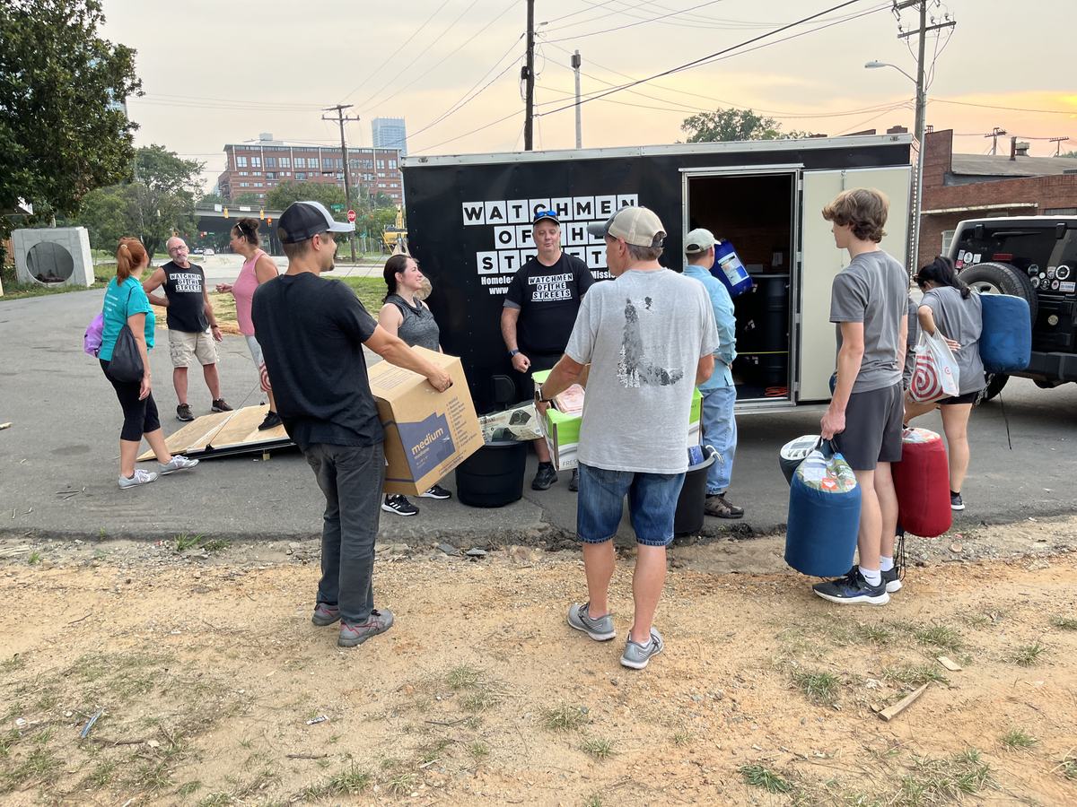 Watchmen of The Streets outreach, july 2023